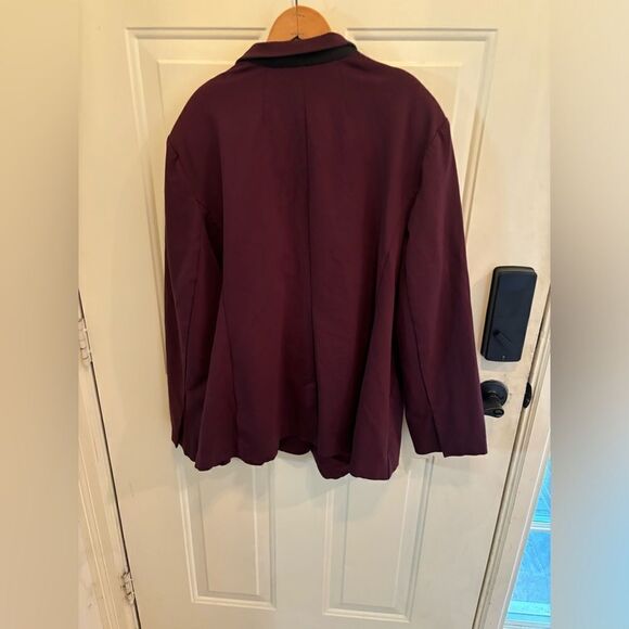 Lane Bryant Maroon Blazer size 28 - Picture 4 of 4